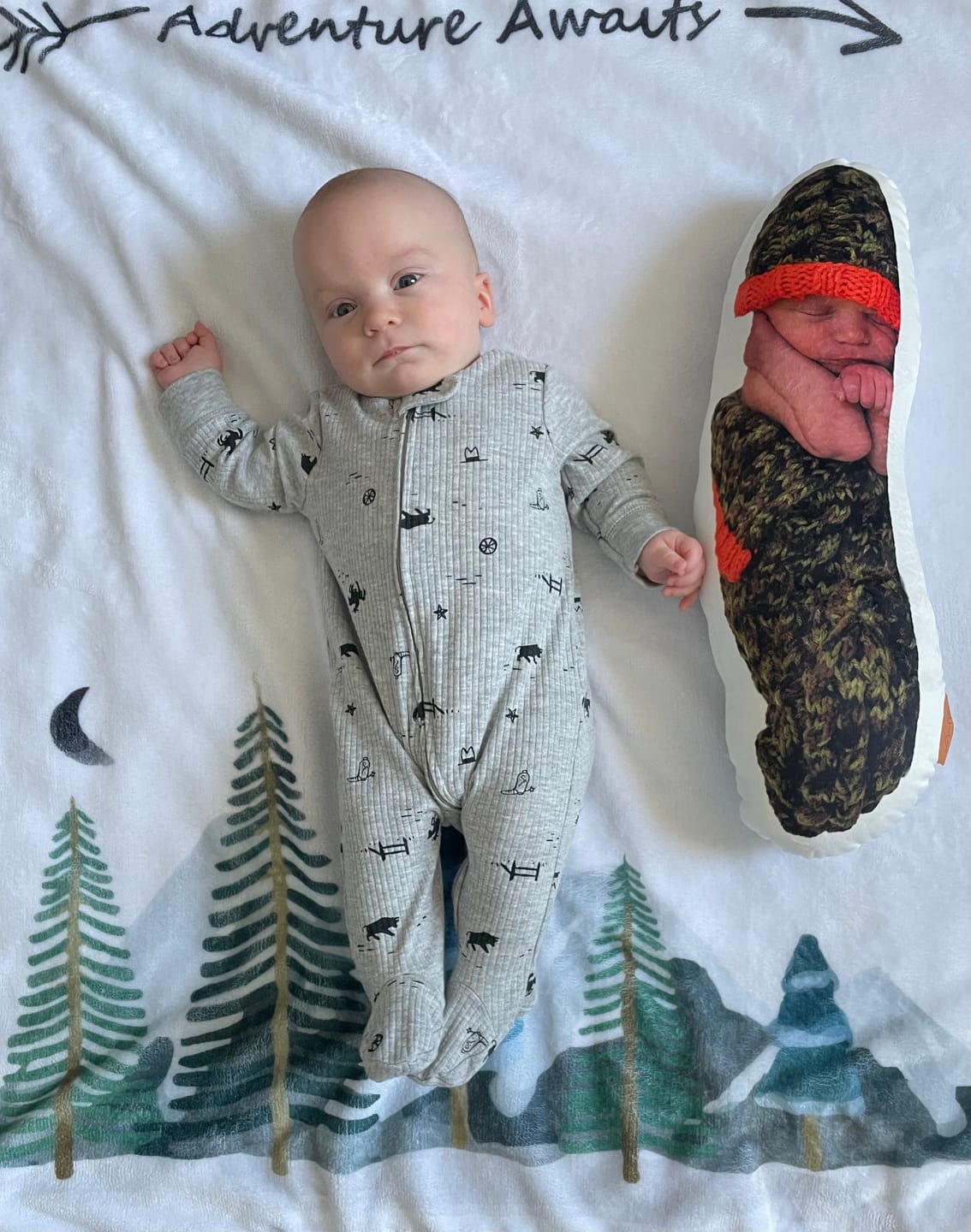 Customer photo review of Photo Birth Pillow