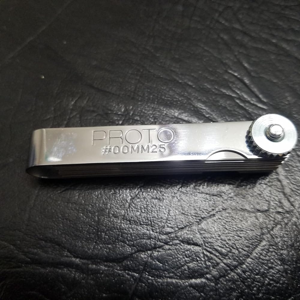 Customer photo review of Stanley Proto J00MM25 15 Blade Metric Feeler Gauge Set