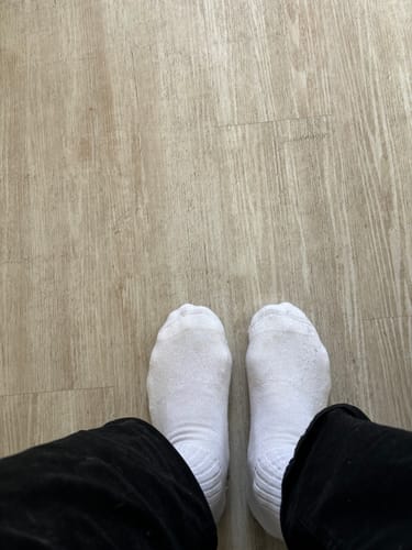 Customer photo review of J.B. Field's 98% Cotton Cushion Diabetic Socks - SOCK OF THE WEEK