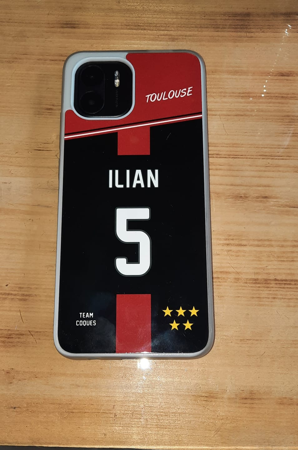 Customer photo review of Coque rugby TOULOUSE RUGBY personnalisable - TEAMCOQUES