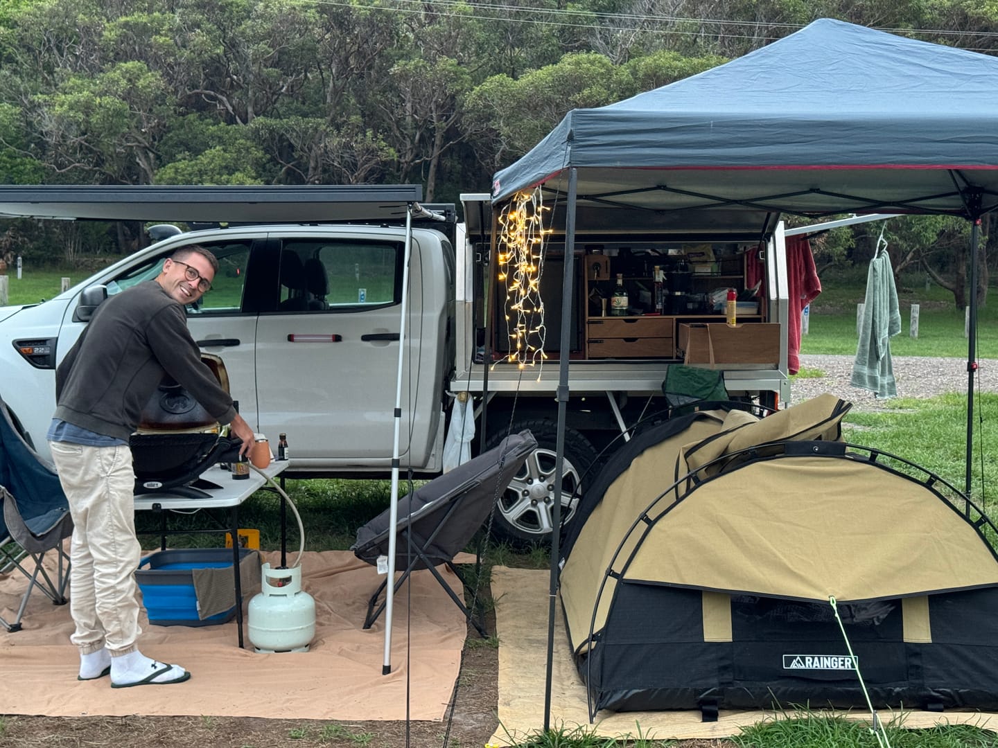 Customer photo review of Rainger Touring Swag RT2 - Sandstorm