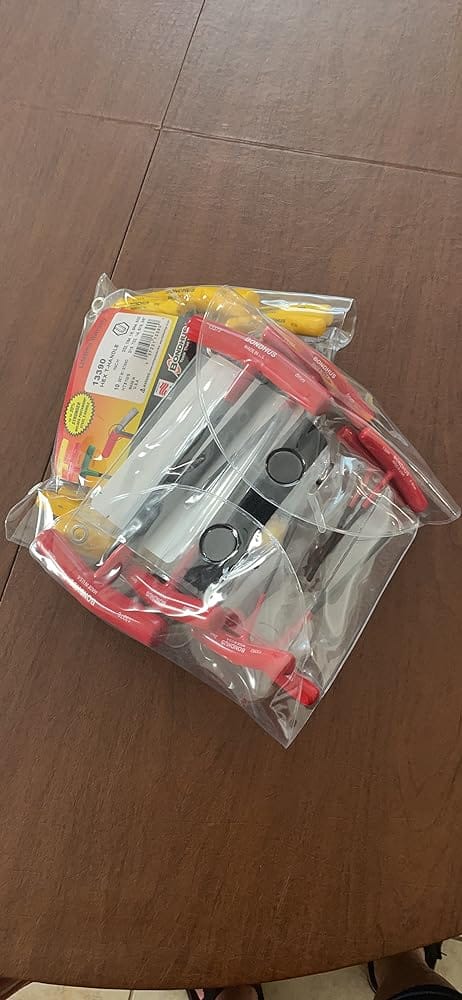 Customer photo review of Bondhus 13390 Set of 10 Hex T-handles w/Stand, sizes 3/32-3/8"