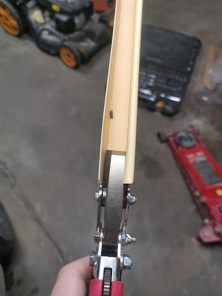 Customer photo review of Malco JCCR REDLINE 5/8” J-Channel Cutters | .840 In. Knockout Width | 3/8 to 1-1/4 in. Notch Depths | Vinyl Siding Tool