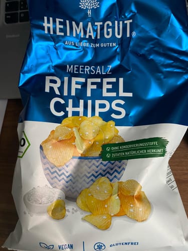 Customer photo review of Bio Riffel Chips Meersalz