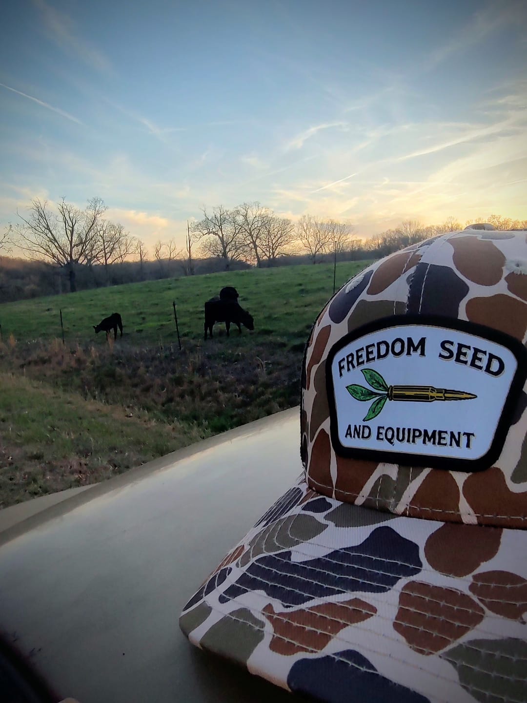 Customer photo review of Freedom Seed and Equipment Woven Patch Hat