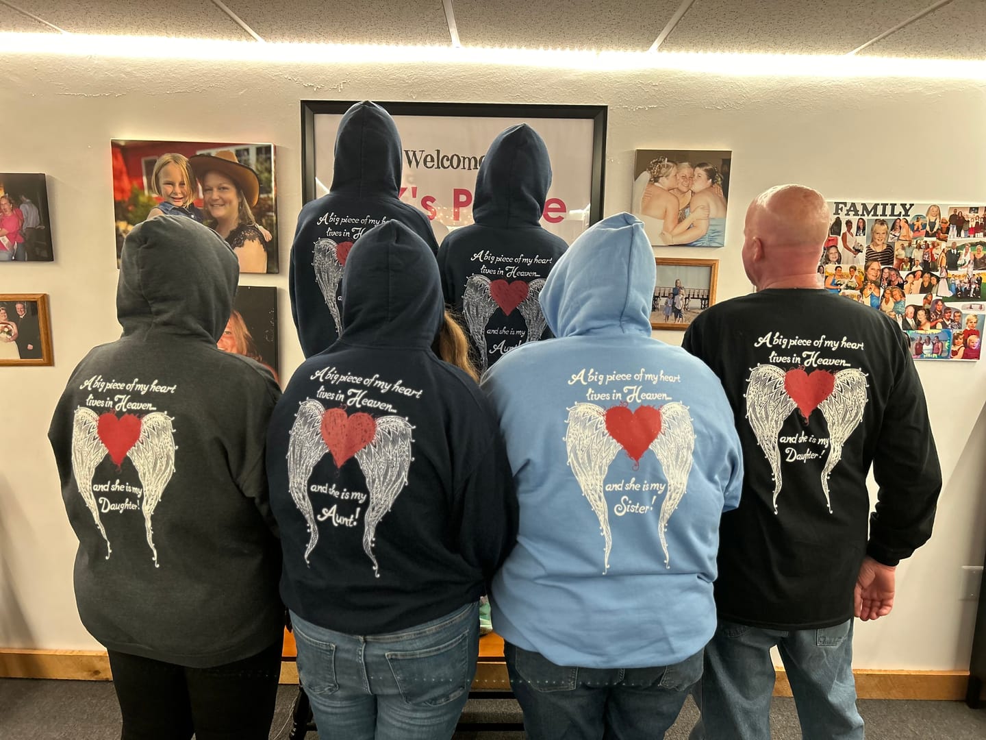 Customer photo review of Sister - A Big Piece of my Heart Hoodie