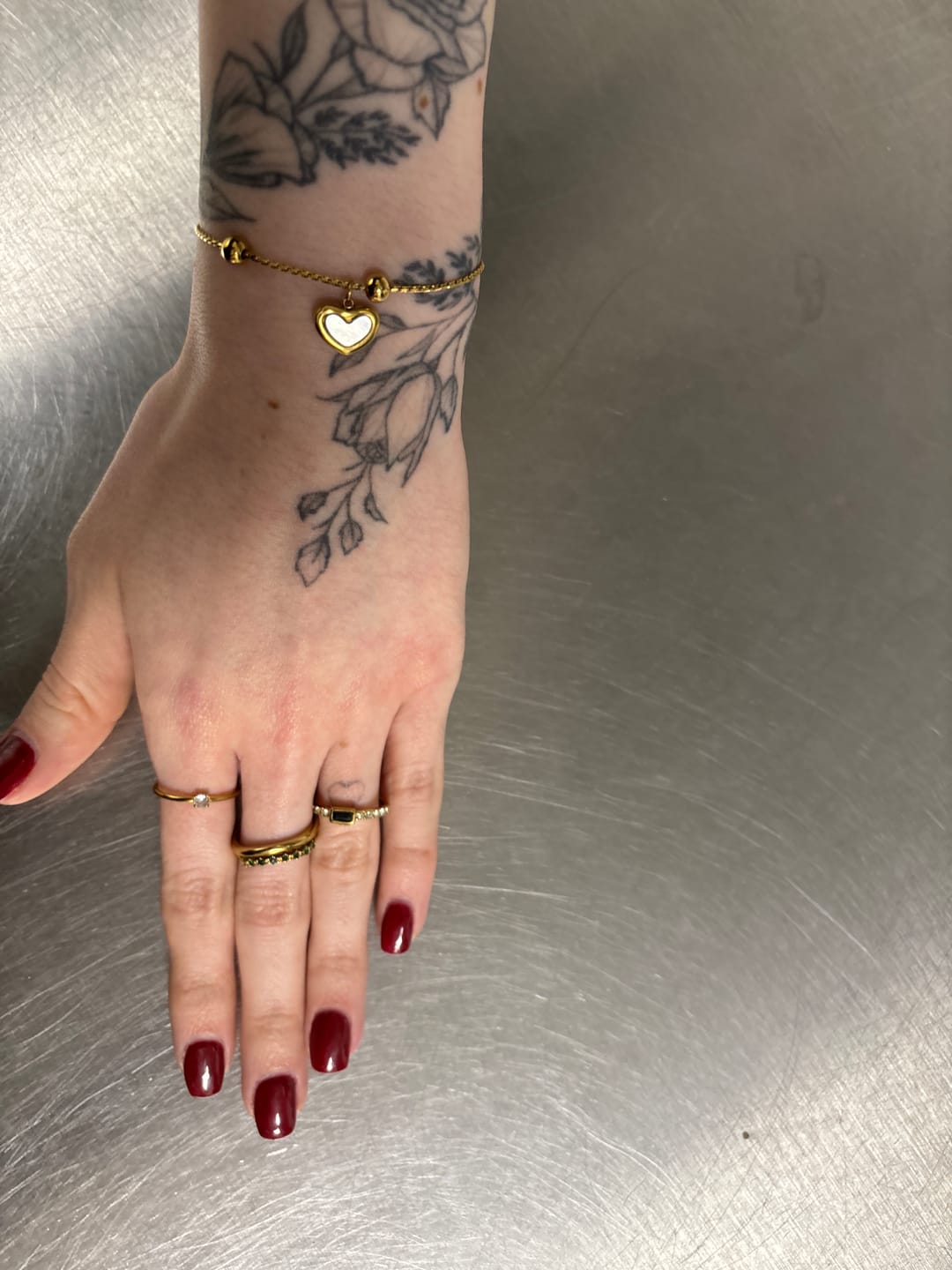 Customer photo review of Forever Love Heart Bracelet