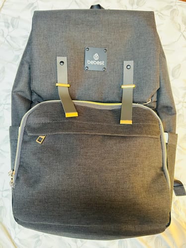 Customer photo review of Mochila Pañalera Bebesit Melange