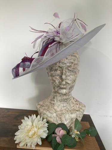 Customer photo review of Sinamay Side Sweep Hat Base 43 x 45cm HA080