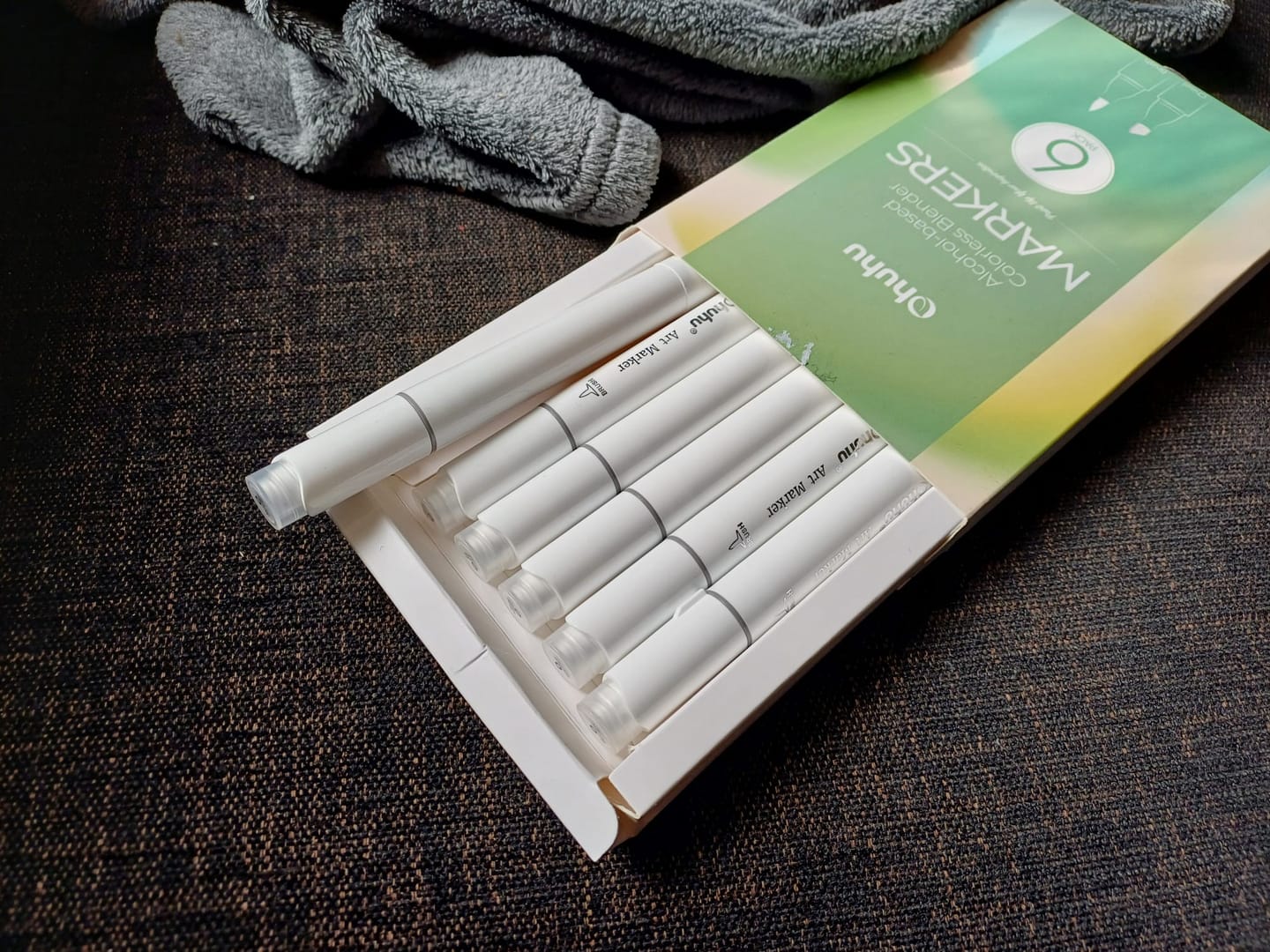 Customer photo review of Ohuhu Honolulu Colorless Blender Marker - Pack of 6