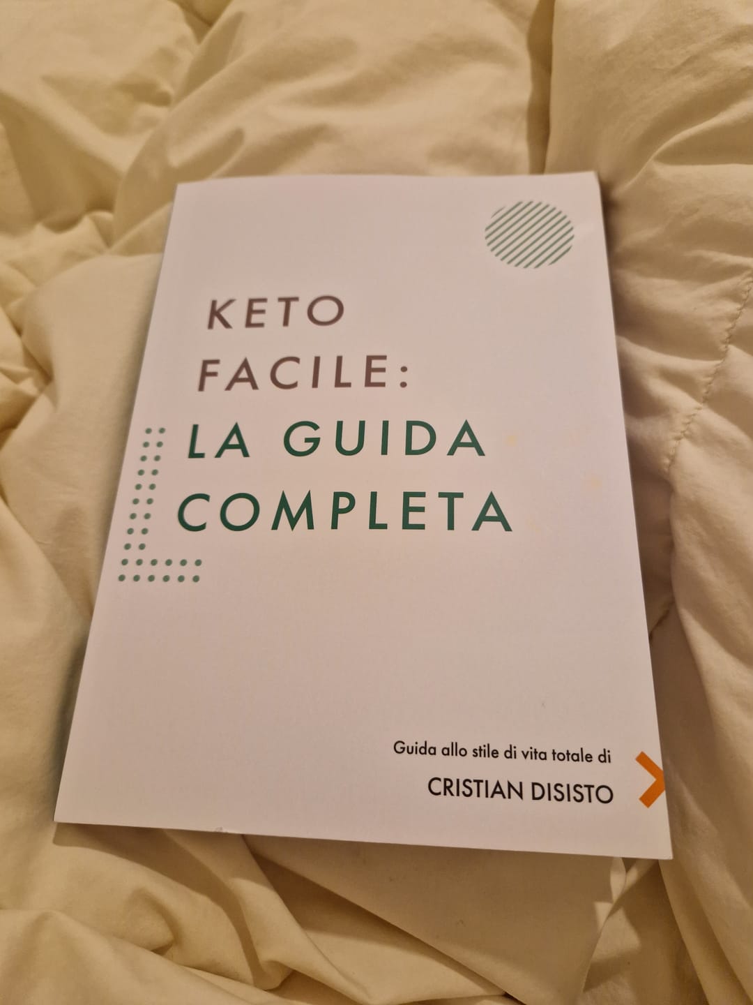 Customer photo review of LIBRO KETO FACILE: GUIDA COMPLETA ALLA DIETA CHETOGENICA