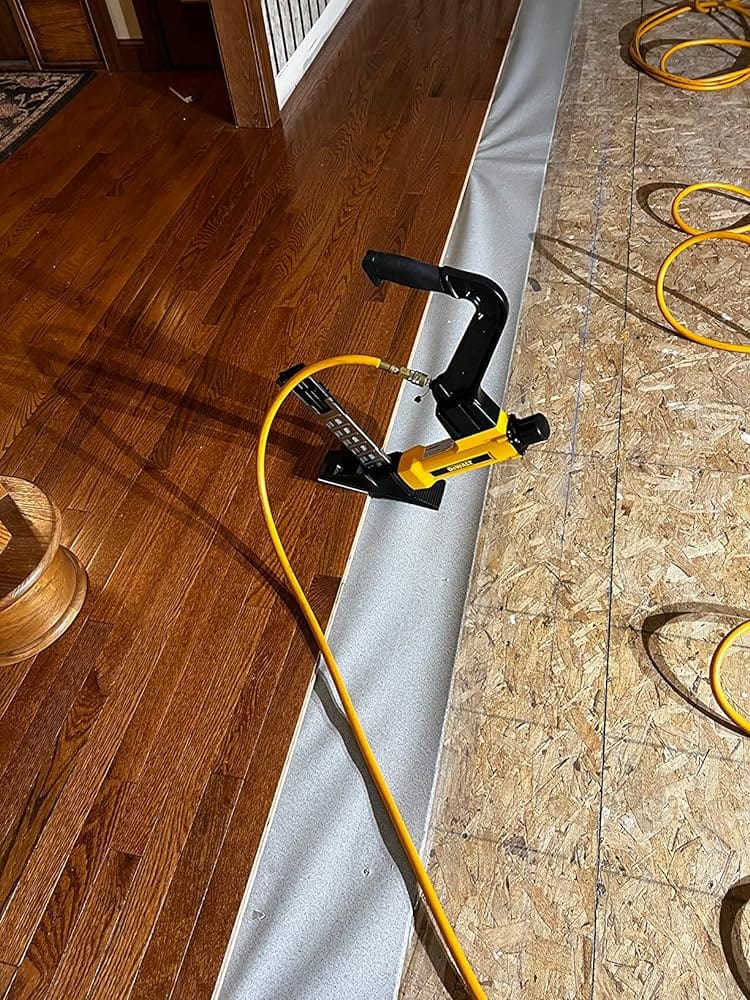 Customer photo review of DeWalt DWFLN-200 2in L Shaped Flooring Cleats