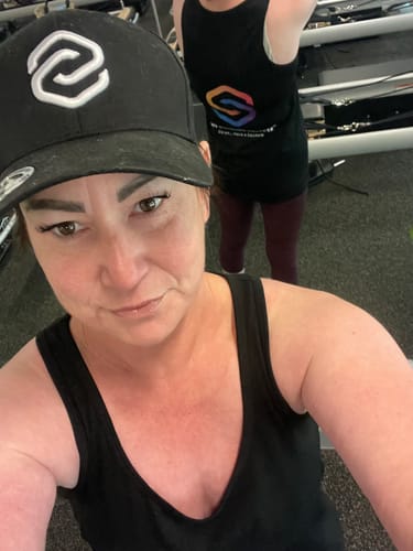 Customer photo review of Womens Squeeze Singlet