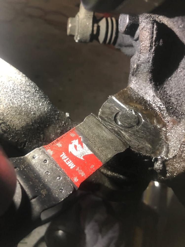 Customer photo review of Diablo DOS125CF3 1-1/4 in. Starlock Carbide Oscillating Blades for Metal, 3/Box