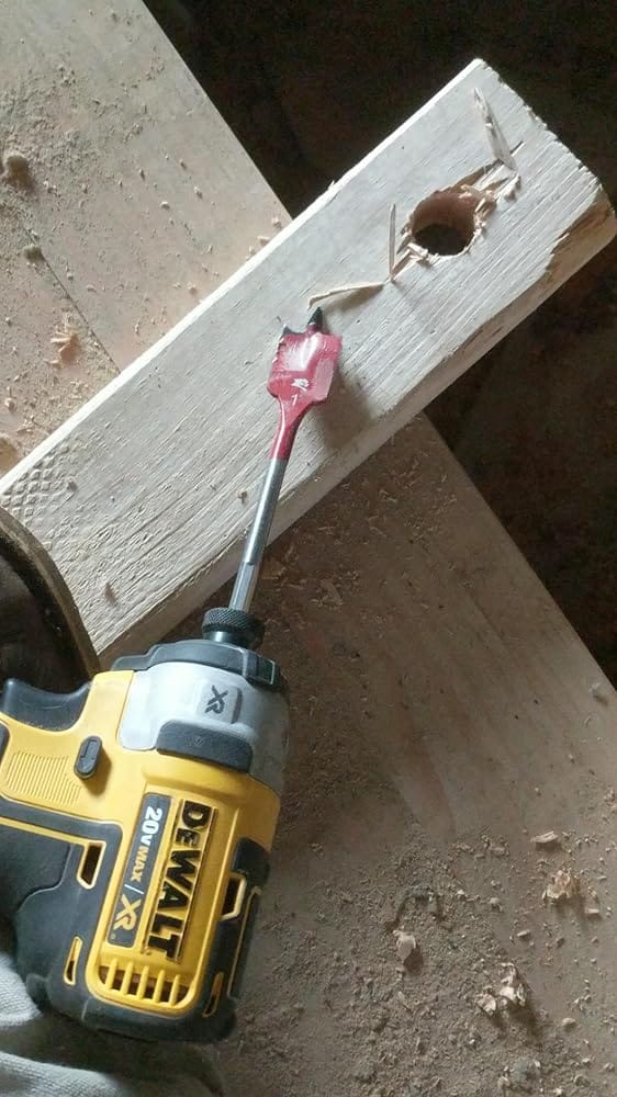 Customer photo review of Diablo DSP2920-S6 SPEEDemon™ Spade Bit Set, 6 Piece Set