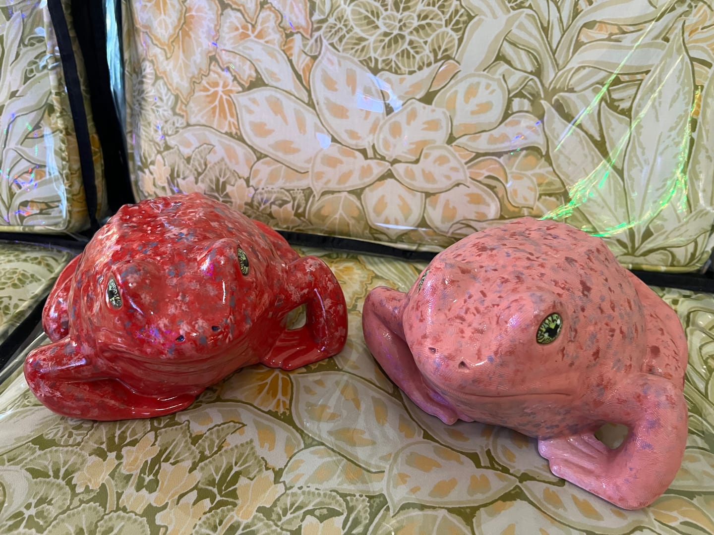 Customer photo review of Blossom the Pink Textured Valentoad