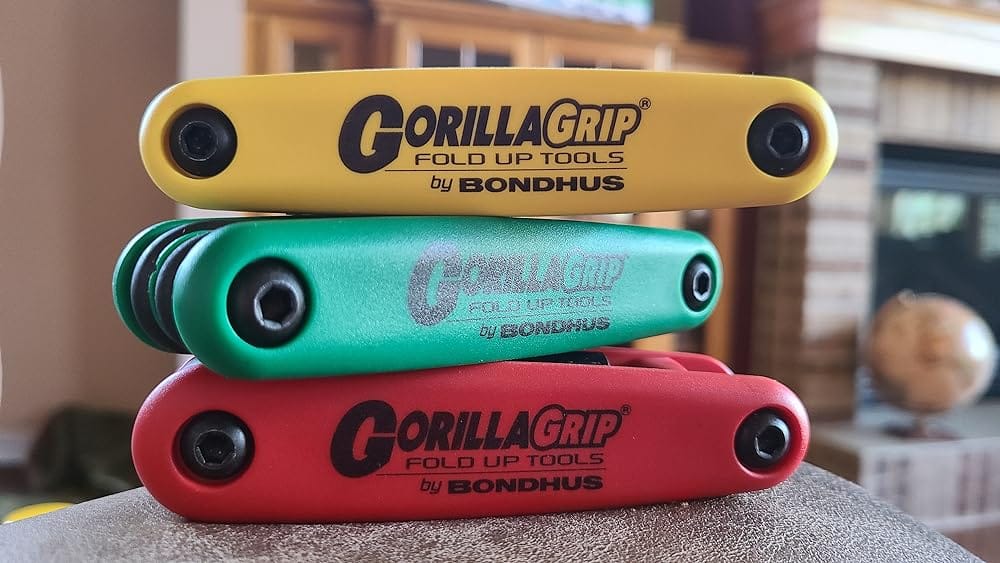 Customer photo review of Bondhus 12533 ProGuard Finish SAE, Metric and Torx GorillaGrip Fold-Up Hex Key, 24 Piece Set