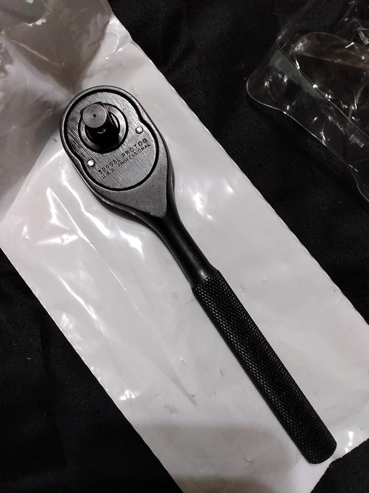 Customer photo review of Stanley Proto J5249BL 3/8 in. Drive 7 in. Black Oxide Pear Head Ratchet