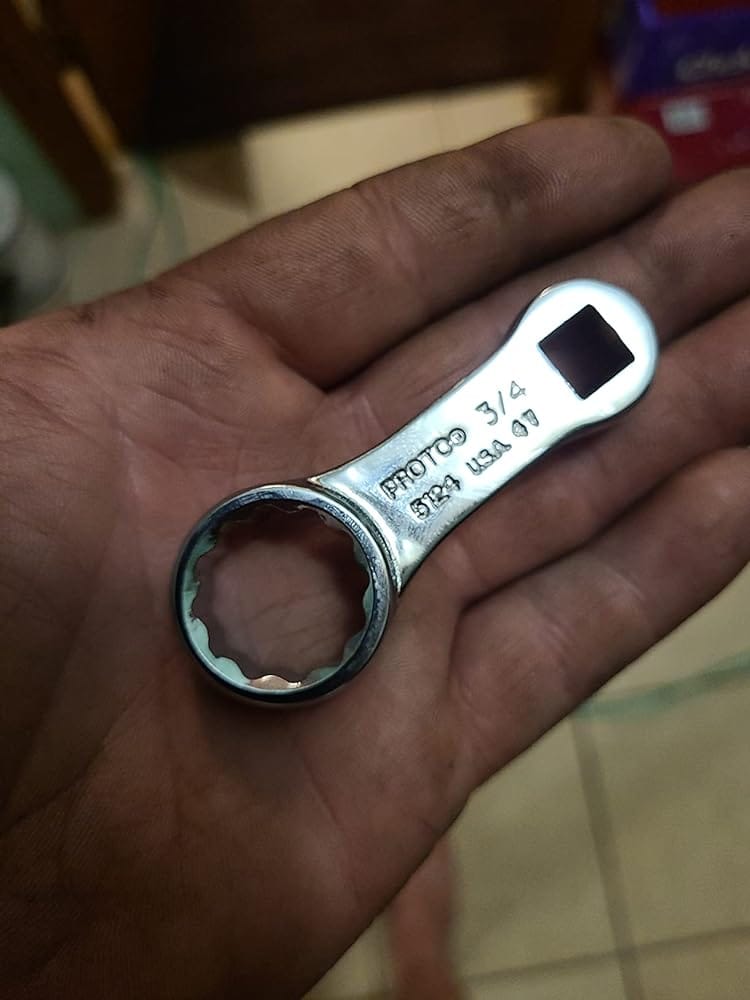 Customer photo review of Stanley Proto J5124 3/8 in. Drive 12 Point 3/4 in. Full Polish Torque Adapter