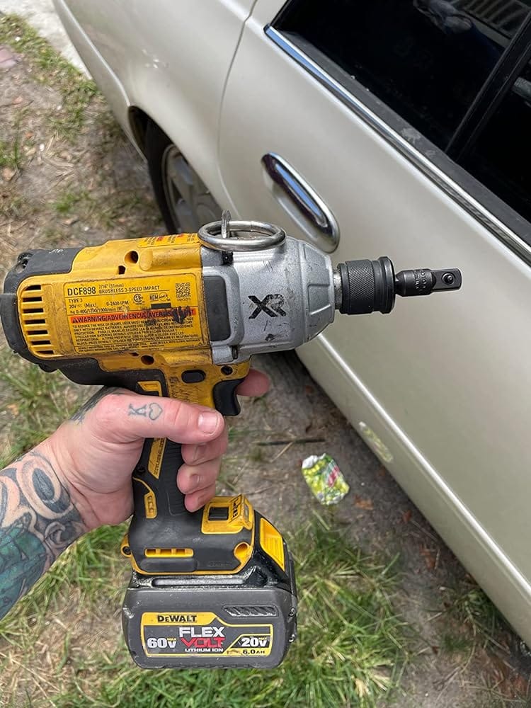Customer photo review of Stanley Proto J7121 1/2 in. Square 7/16 in. Hex Drive Black Oxide Impact Socket Extension