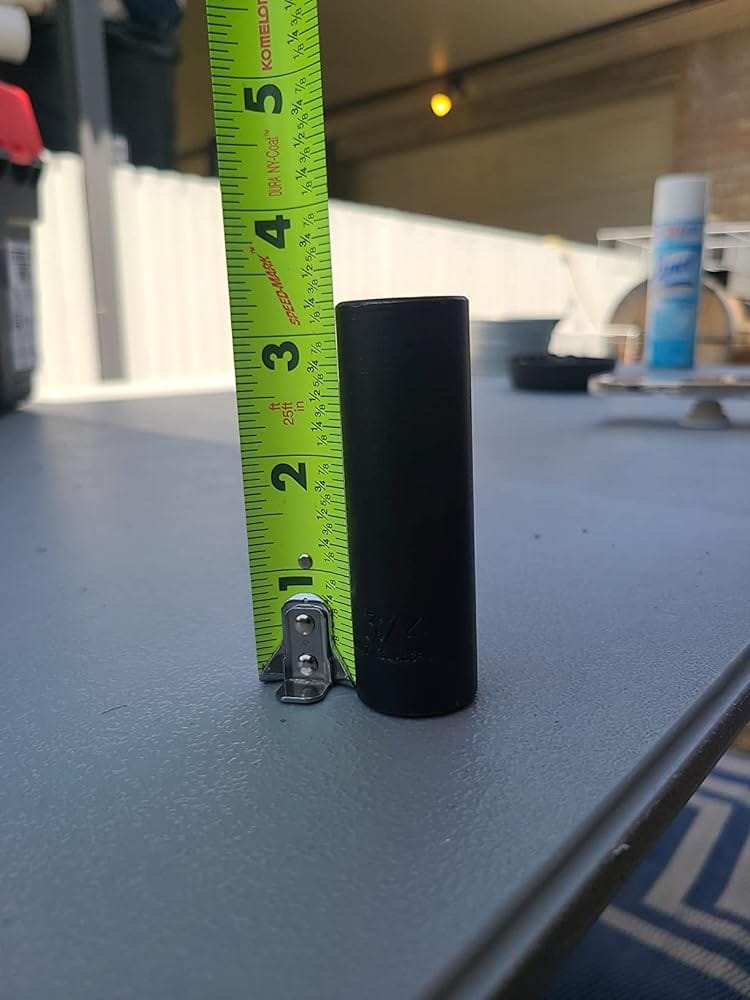Customer photo review of Stanley Proto J7324HT 1/2 in. Drive 6 Point 3/4 in. SAE Thin Wall Deep Impact Socket