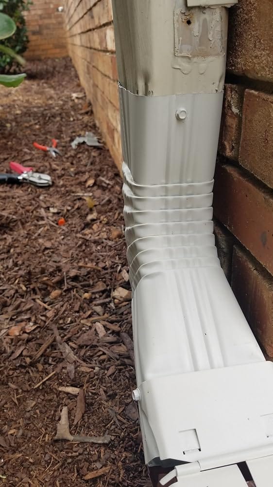 Customer photo review of Malco C4R 5-Blade Downspout Crimper