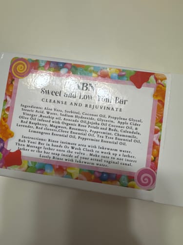 Customer photo review of Sweet and Low Yoni Bar