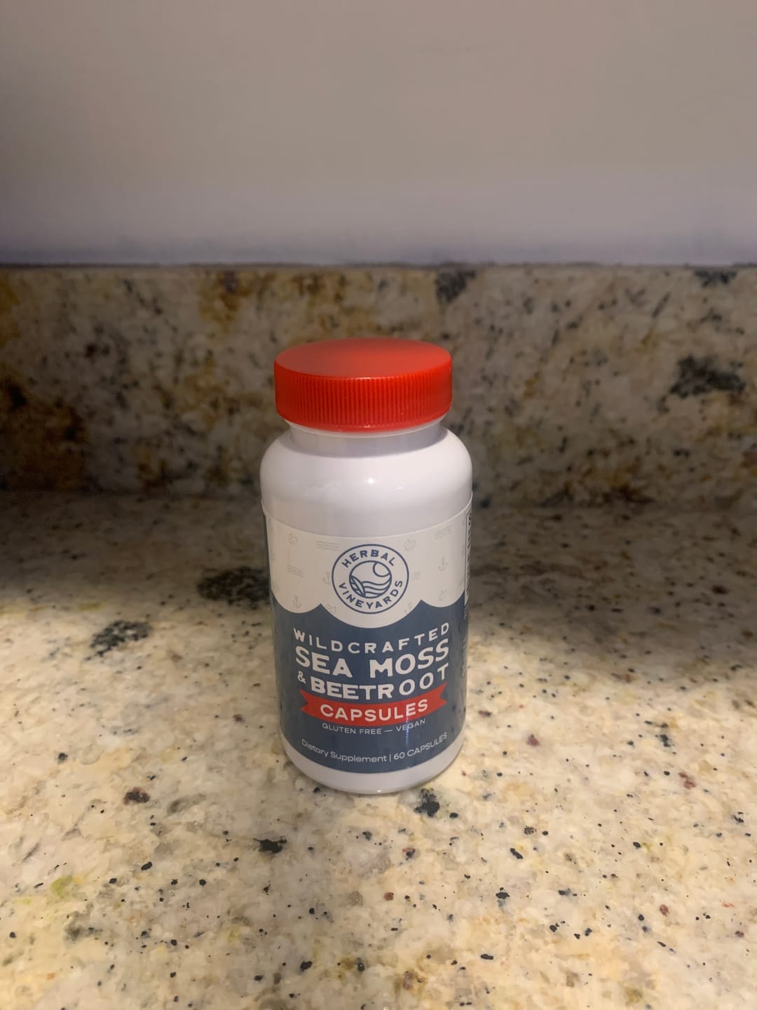 Customer photo review of Organic Sea Moss & Beet Root Capsules - 60 Count