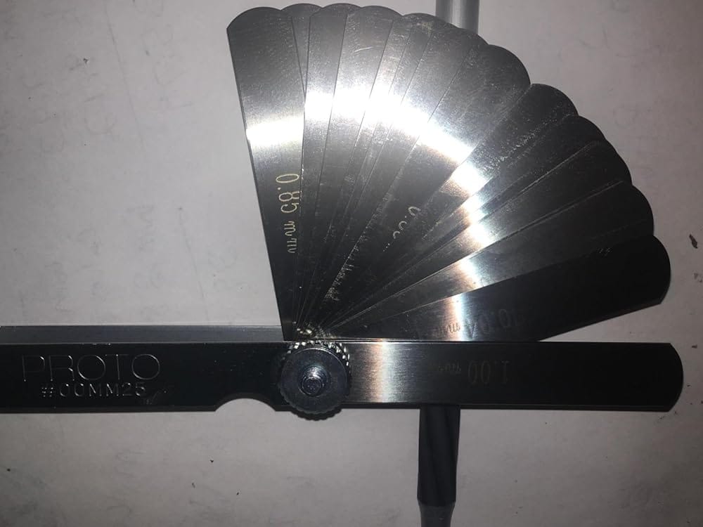 Customer photo review of Stanley Proto J00MM25 15 Blade Metric Feeler Gauge Set