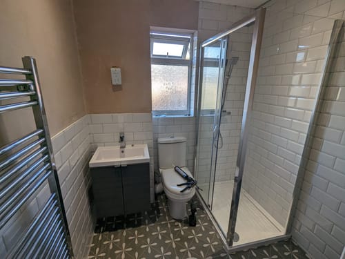 Customer photo review of ShowerWorX Lela 1000 x 700mm Sliding Shower Enclosure - 5mm Glass