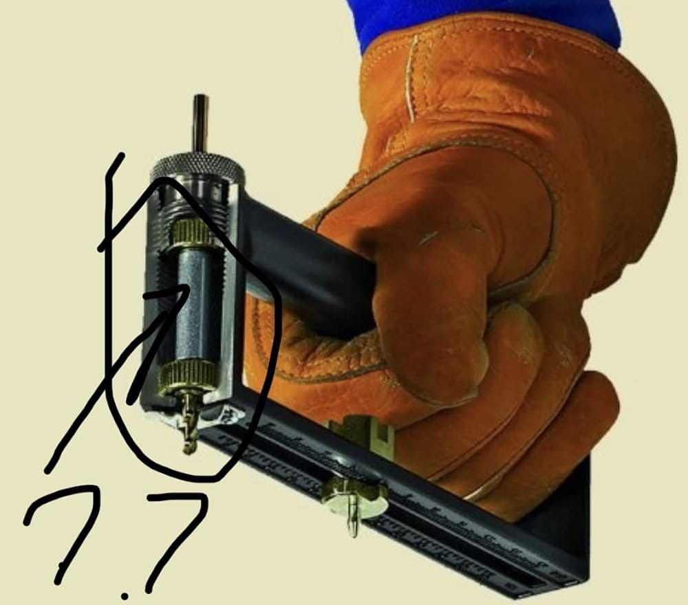Customer photo review of Malco HC1 2 in. to 12 in. Sheet Metal Hole Cutter Accessory for 1/4 in.