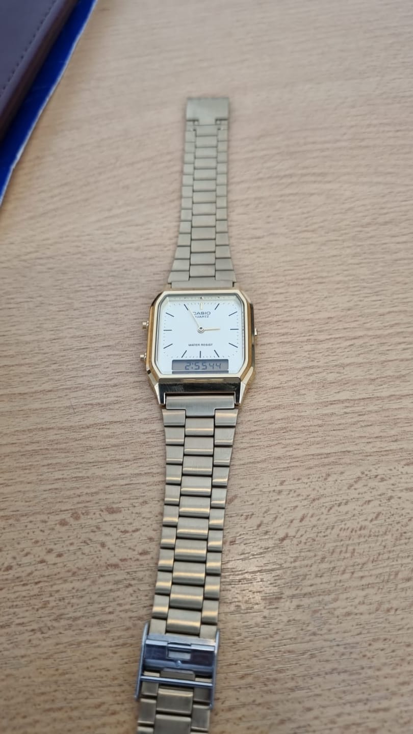 Customer photo review of Reloj Casio Vintage AQ-230GA-9DMQ Dorado