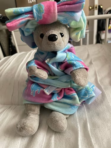 Customer photo review of Chucklz Bathtime Dress-Up kit