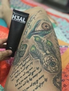 Customer photo review of H3al Tattoo Aftercare
