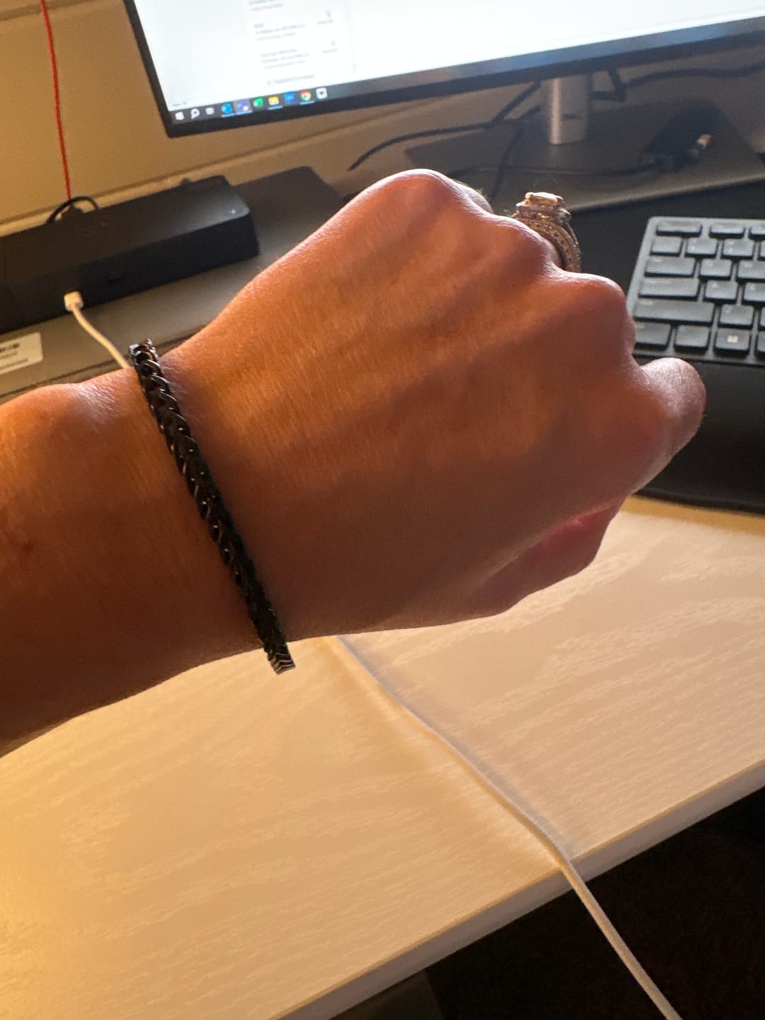 Customer photo review of 4mm Franco Link Bracelet