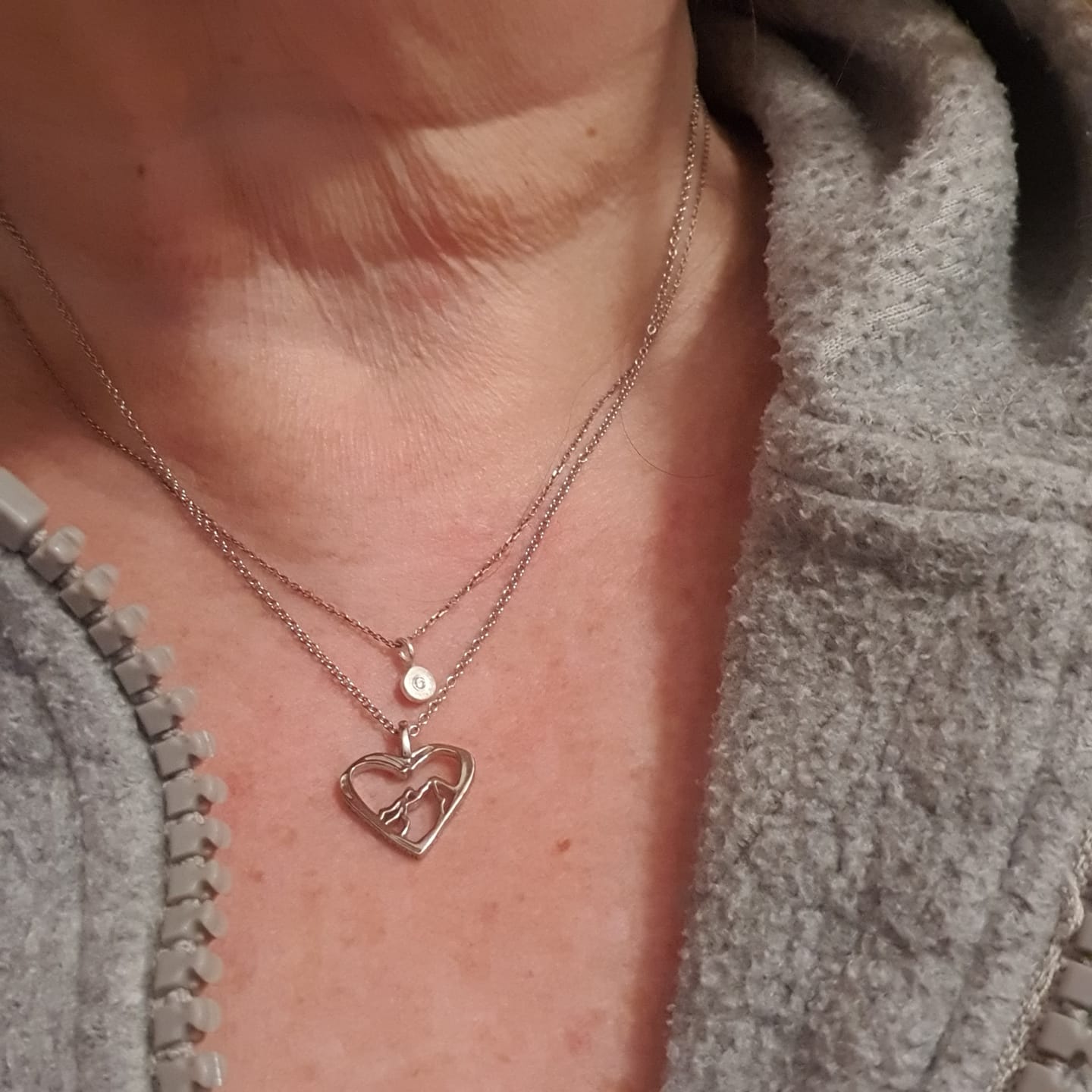 Customer photo review of BERGMENSCH® Bergverliebt Halskette 925 Sterling Silber