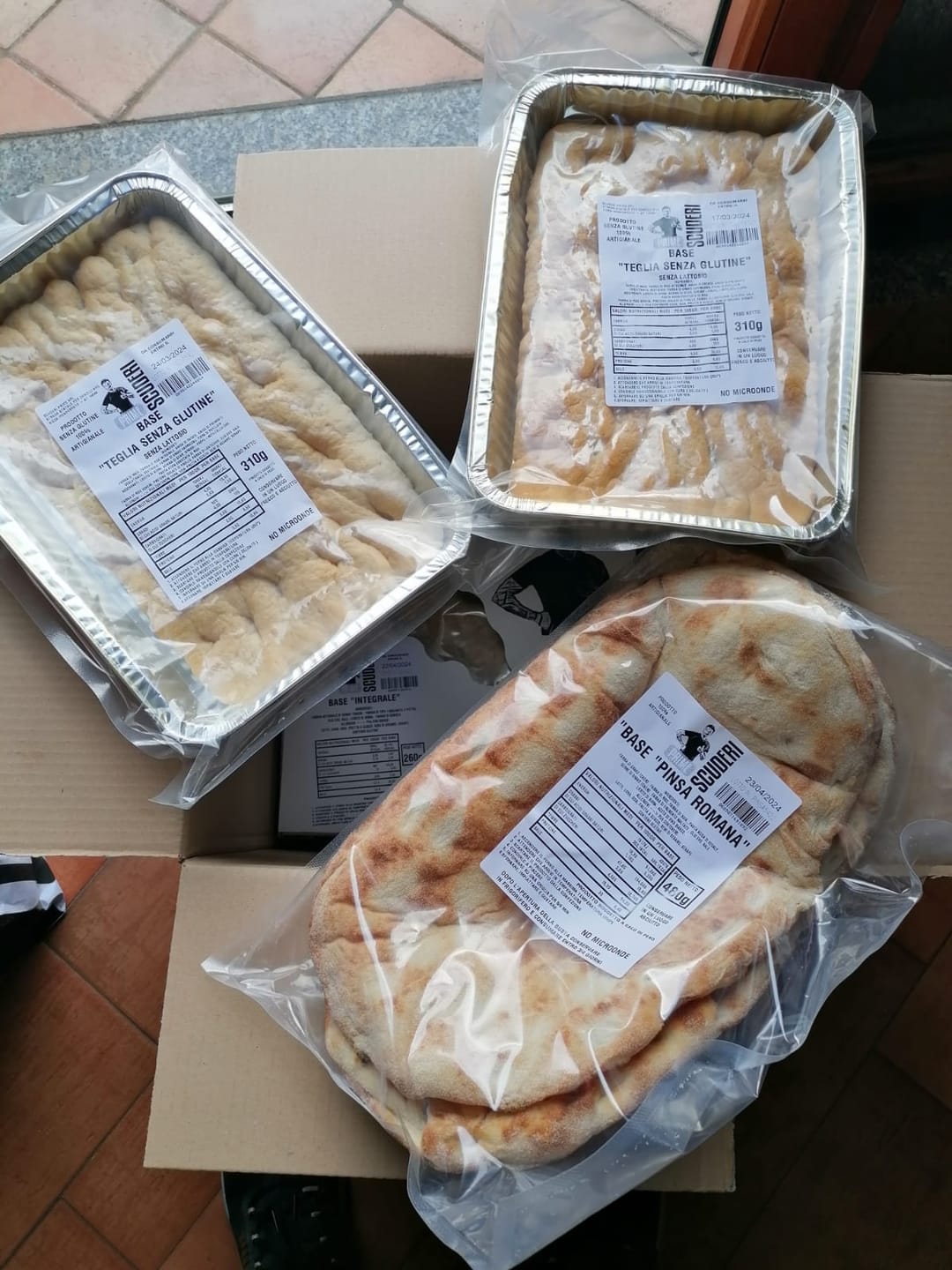 Customer photo review of Teglia SENZA GLUTINE E LATTOSIO
