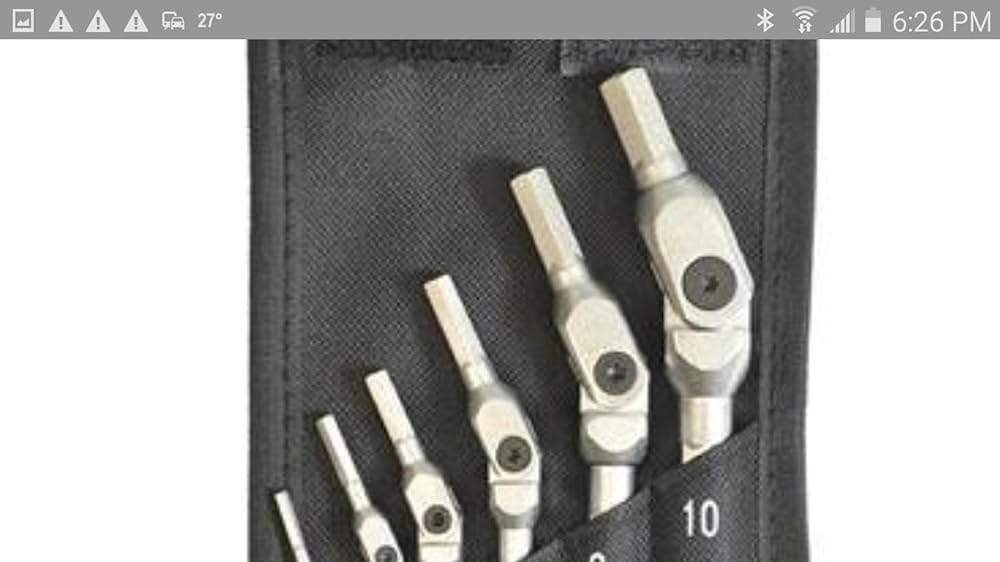 Customer photo review of Bondhus K10 HEX-PRO Pivot Head Wrench Set,Incl Sizes: 3, 4, 5, 6, 8 & 10mm 6PC,