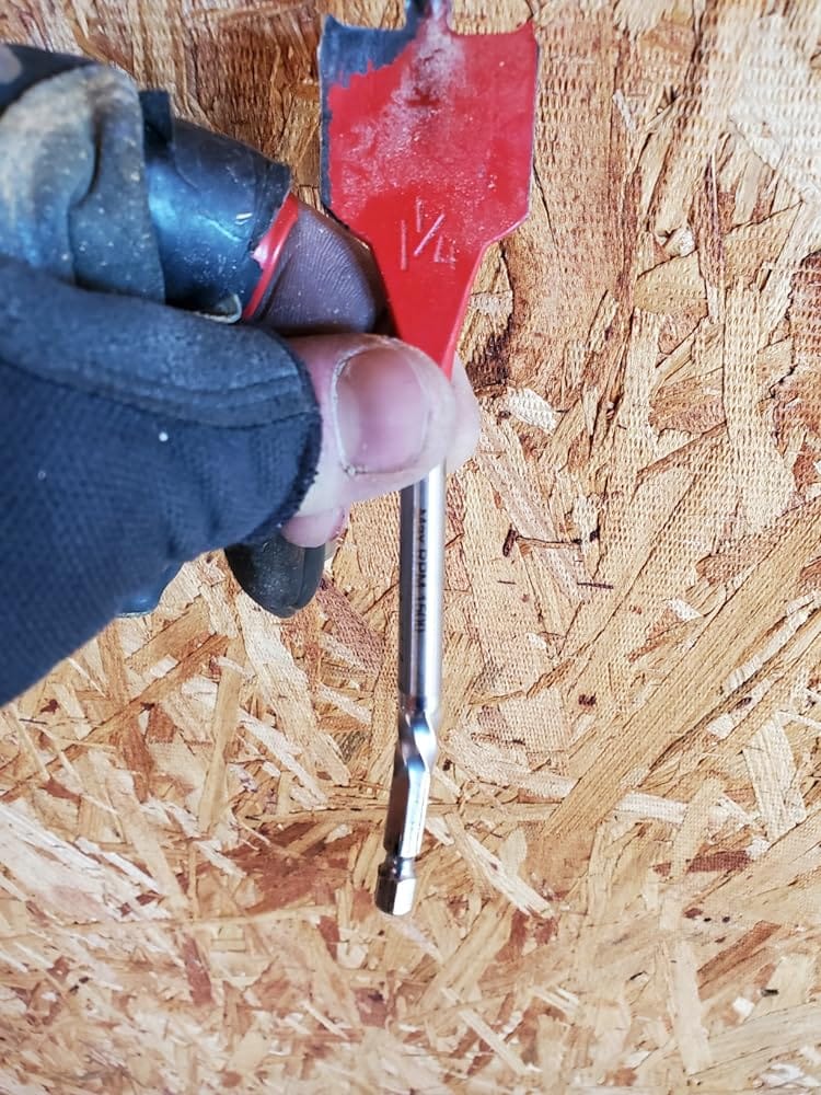Customer photo review of Diablo DSP2950-S12 SPEEDemon™ Spade Bit Set, 12 Piece Set