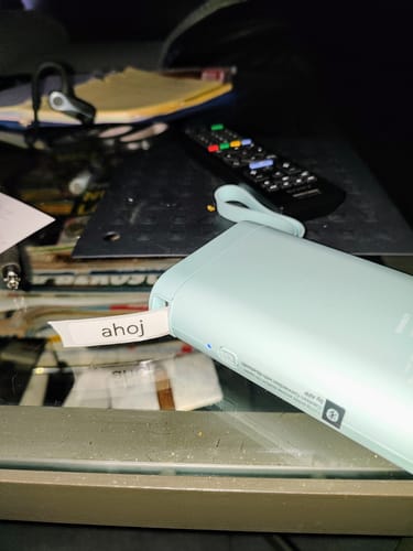 Customer photo review of D11 0.5 Inch Label Maker Machine with Tape - Versatile Labeling Solution