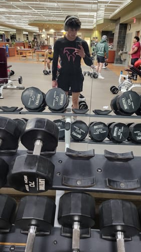 Customer photo review of Prowling Long Sleeve Compression Shirt