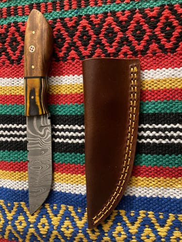 Customer photo review of Seconds Lucky Dip Damascus Knife