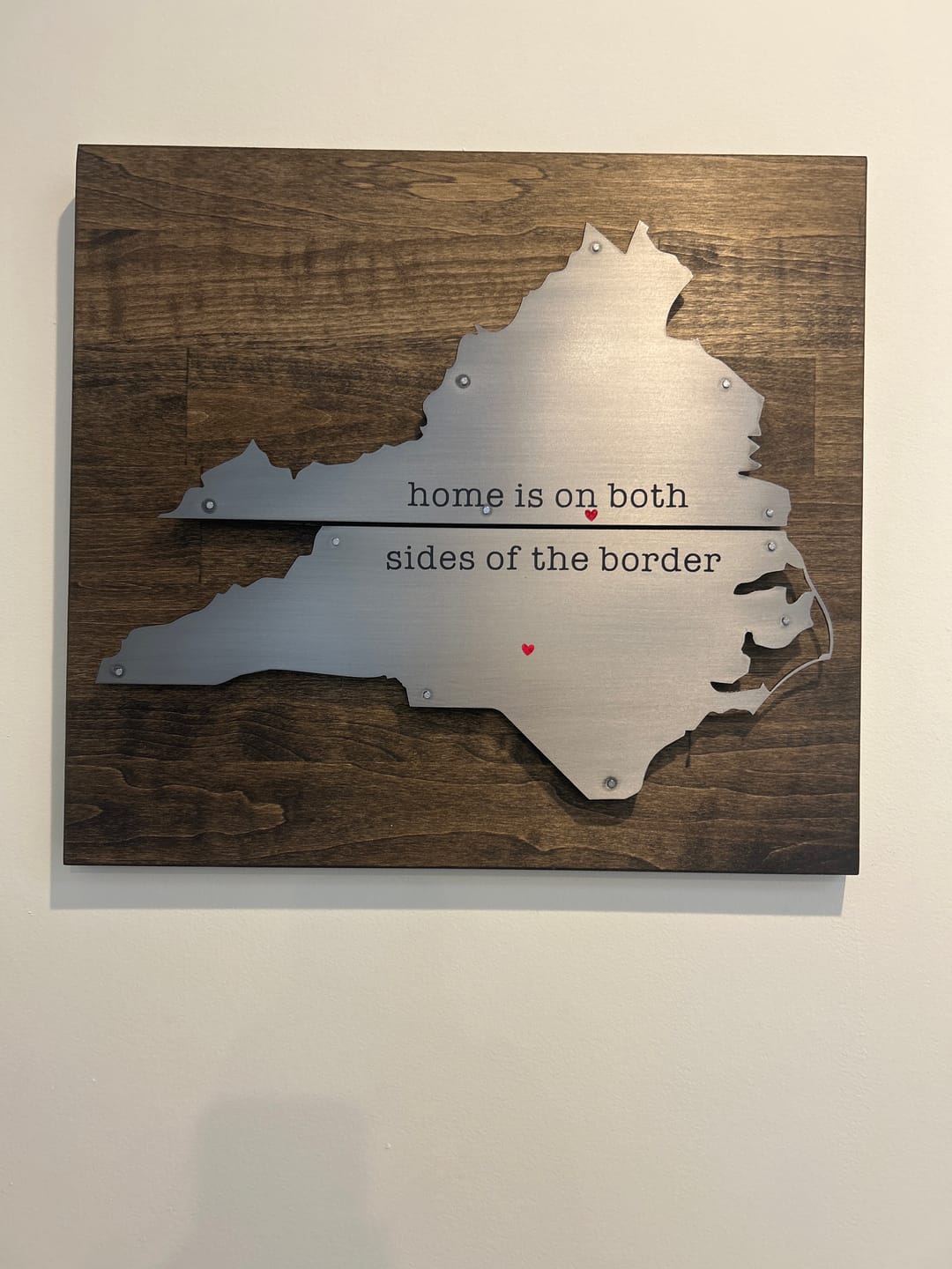 Customer photo review of Virginia/North Carolina Home is on both sides of the border