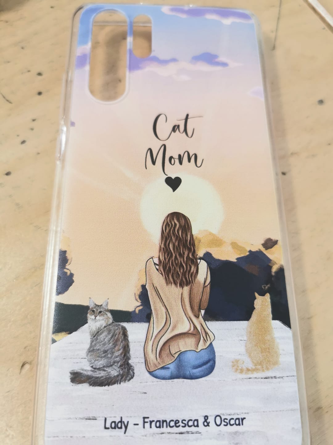 Customer photo review of Insieme al mio animale domestico – Custodia per il telefono personalizzata
