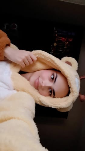 Customer photo review of Cartoon bee pajamas S025