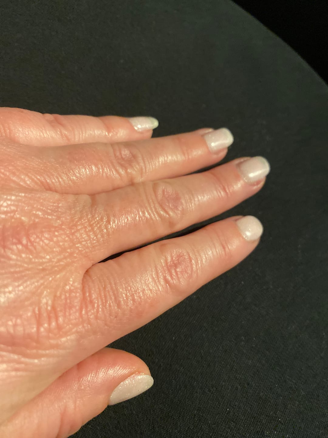Customer photo review of Auburn Umber Dipping Powder