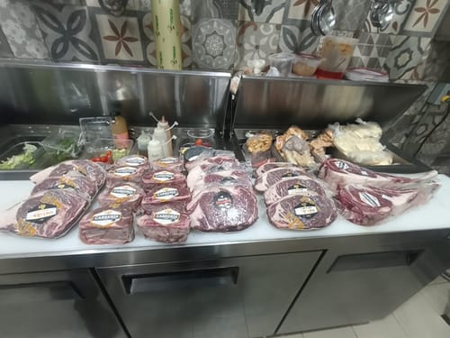 Reseña con foto de un cliente sobre Filete cabrería con hueso