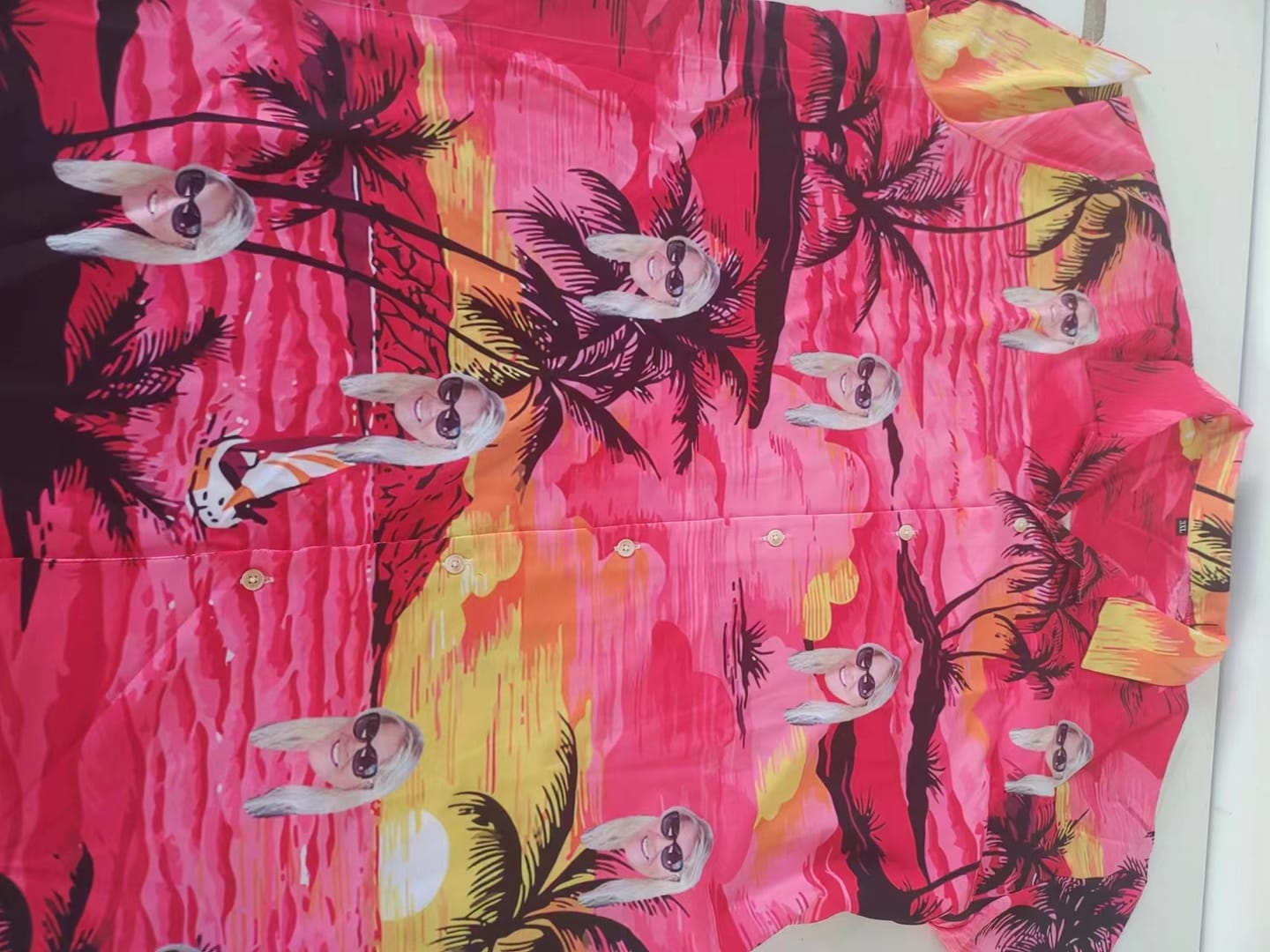 Customer photo review of Custom Classic Short Sleeve Hawaiian Shirt For Men
