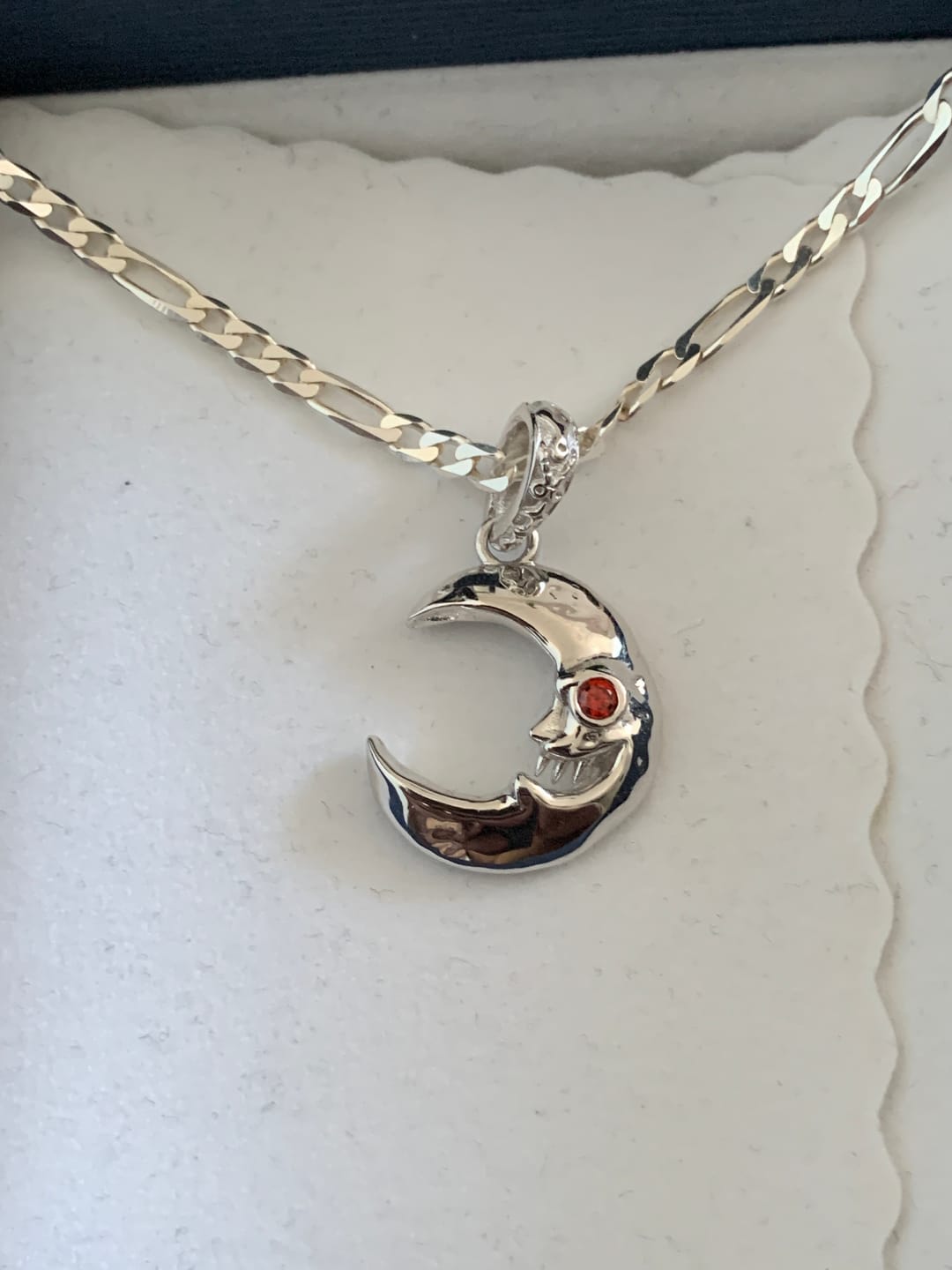Customer photo review of LUNA THE LUNATIC LUNAR PENDANT