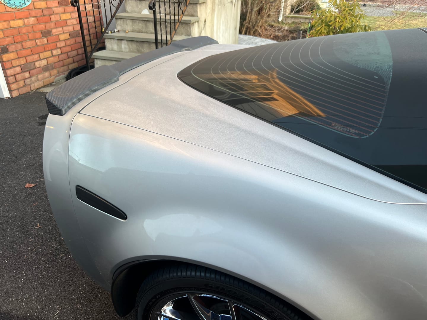 Customer photo review of Corvette C6 ZR1 Conversion Rear Trunk Spoiler